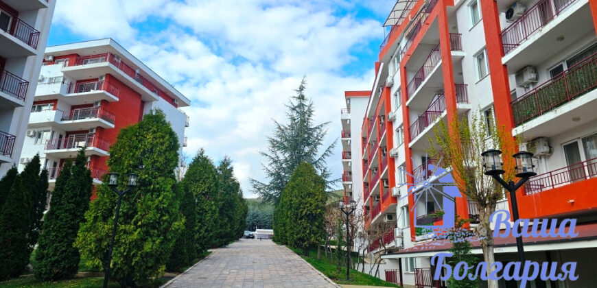 Апартамент с двумя спальнями с видом на море в комплексе Crown Fort Club
